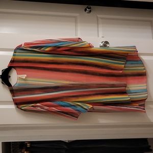 Multicolored sheer cover